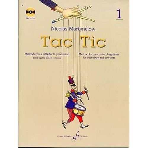 Martynciow : Tac Tic Vol 1 ( + 1 Cd) - Percussion - Billaudot