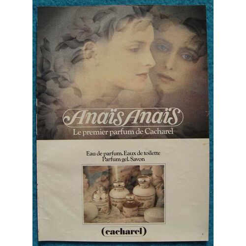 Publicité Papier - Parfums Anaïs Anaïs De Cacharel De 1979