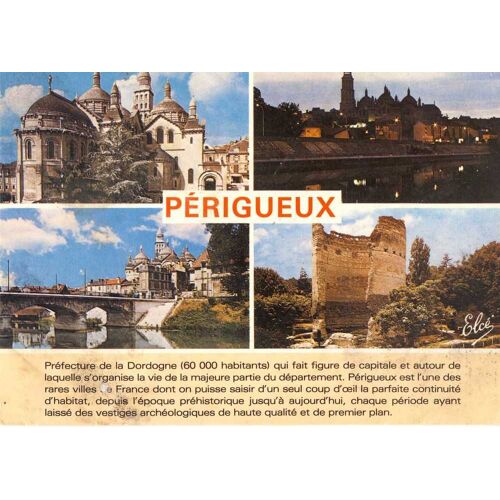 Dordogne Touristique, Périgueux Capitale Du Périgord (Ref 24 3064)