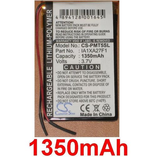 Batterie Pour Palm Tungsten T5, P/N: Ia1xa27f1, Li-Pol, **1350mah**
