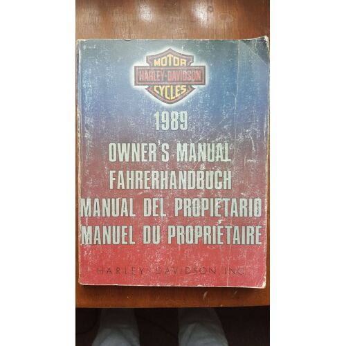Harley Davidson Manuel Du Proprietaire