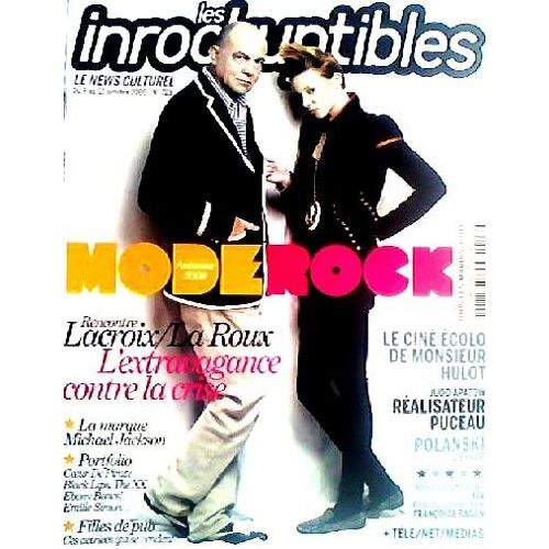 Les Inrockuptibles  N° 723 : Mode Automne 2009 Rock : Lacroix / La Roux  // Hulot // Polanski // La Marque Jackson // Filles De Pub