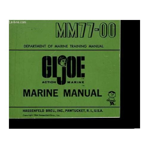 Gijoe Marine Manual. Mm77-00