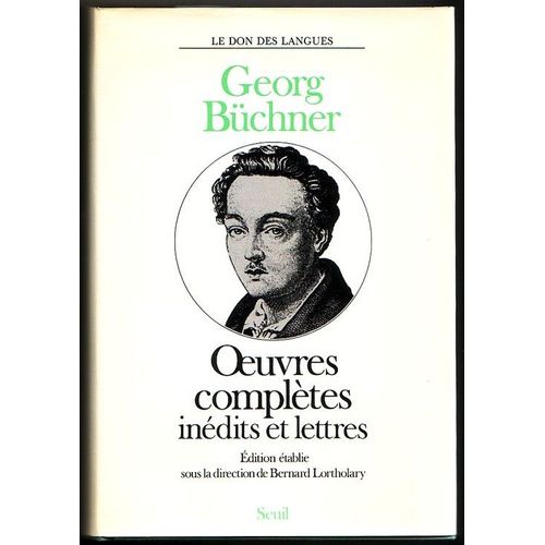 Georg Buchner - Oeuvres Completes Inedits Et Lettres