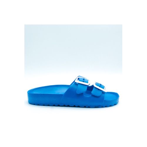 Mules Boucle Taille Femme Bleu