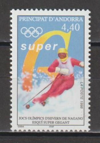 Andorre Français, 1998, Jeux Olympiques D'hiver À Nagano, N°498, Neuf.