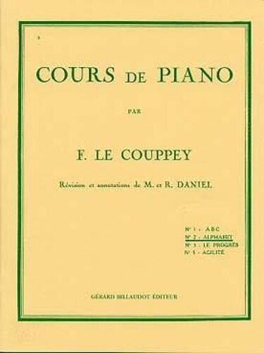 Le Couppey : Cours De Piano N° 2 Alphabet - Billaudot