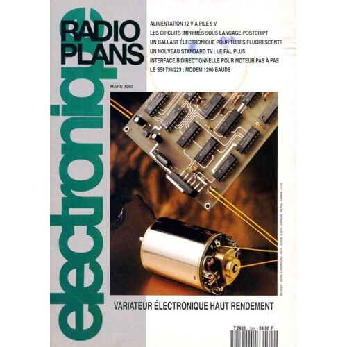 Radio Plans N° 544 : Variateur Electronique Haut Rendement