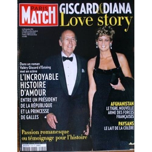Paris- Match  N° 3149 : Gisacard Et Diana Love Story