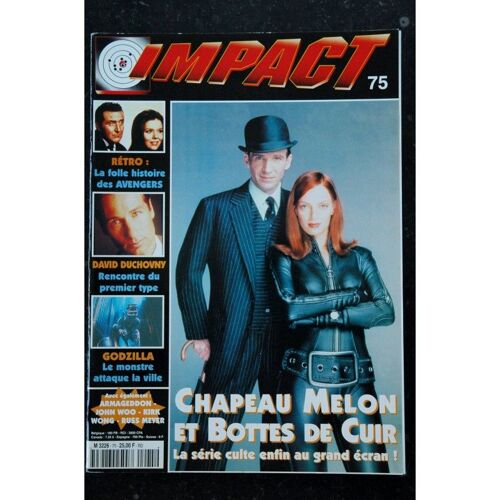 Mad Movies Impact 98/75 Chapeau Melon Et Bottes De Cuir Avengers Godzilla