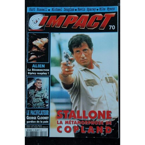 Mad Movies Impact 70 Oct 1997 Sylvester Stallone Coplan Alien Clooney Russell Meyers Austin Powers
