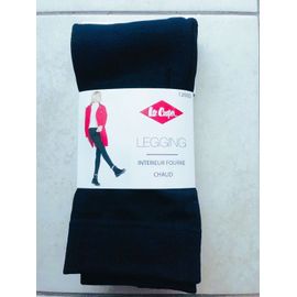 Collant Sans Pieds - Leggings Opaque Lee Cooper Taille L Neuf!