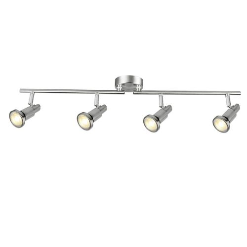 Spot De Plafond Brilliant Ryan Gu10 12 W Fer, Chrome