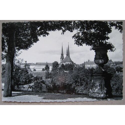 Luxembourg. La Cathédrale. 1958. Duchesse Charlotte 1,5fr - Y&t 419. Flamme. Walcourt