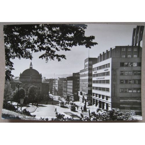 Oslo. Stortingsgaten Fra Abelhaugen. Krag 1955. Diepenbeek