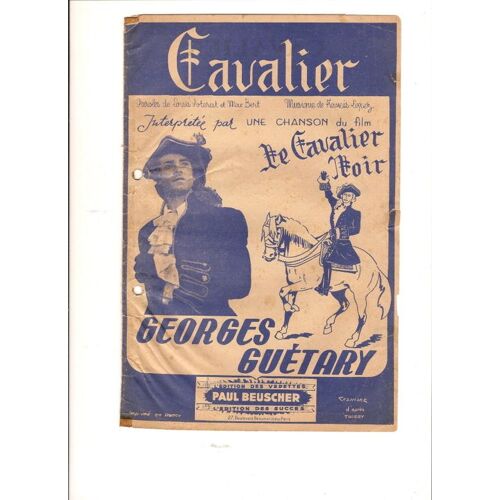 Chic A Chiquito Du Filmle Cavalier Noir Partition Pour Le Chant