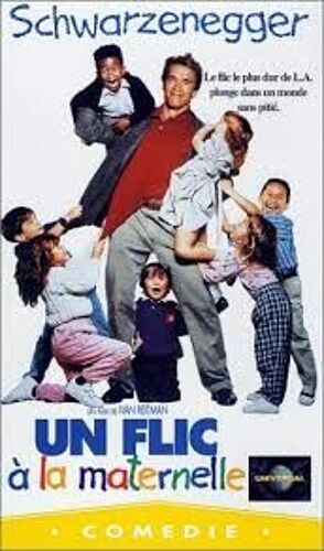 Un Flic A La Maternelle - Arnold Schwarzenegger - Ivan Reitman - Cic Video Étoiles - Vhs - K7 - Videocassette 1990