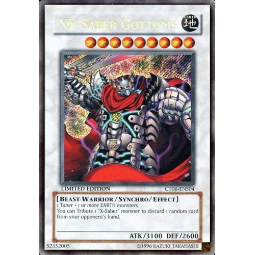 Yu-Gi-Oh! - Gottoms - Sabre Xx - Secrete Rare - Ct06-Frs04