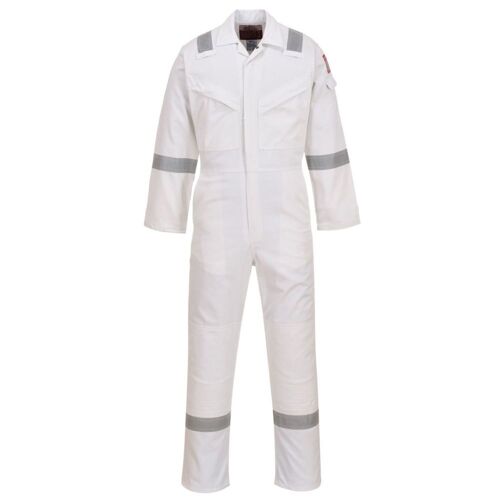 Combinaison Ignifugée antistatique Portwest Bizflame 350g Blanc XL