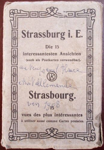Strasbourg  15 Vues Des Plus Intéressantes -- Strassburg I.E Die 15 Interessantesten Ansichten