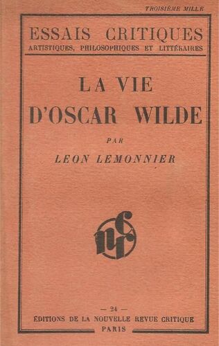 La Vie D'oscar Wilde