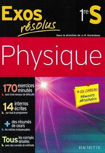 Exos Résolus, Physique 1re S