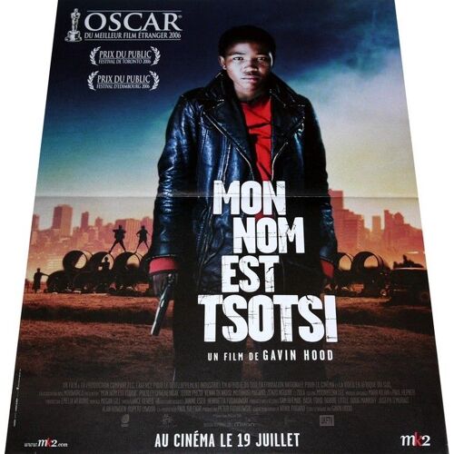 Mon Nom Est Tsotsi De Gavin Hood / Affiche De Cinéma Originale / Format 40/60 Cm