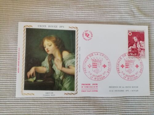 Enveloppe 1er Jour France N° 38 ( Croix-Rouge) ( Greuze : L'oiseau Mort )