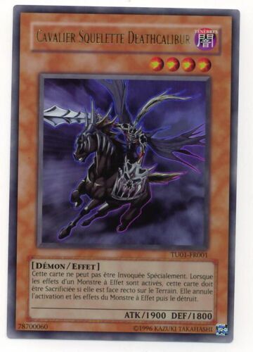 Yugioh Cavalier Squelette Deathcalibur Tu01-Fr001