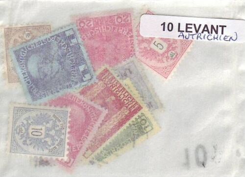 Levant Autrichien - Lot De 10 Timbres Differents