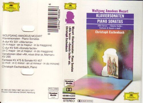 Wolfgang Amadeus Mozart - Klaviersonaten - Piano Sonatas - Christoph Eschenbach