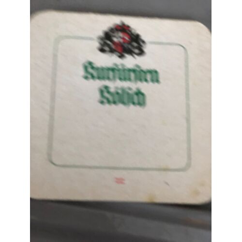 Sous Bock - Rond À Bière - Sous Verre À Bière Recto-Verso Kürfürften Kölich - 9x9 Cm