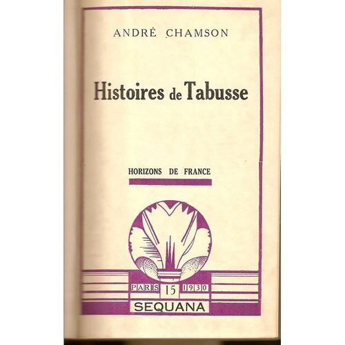 Histoires De Tabusse