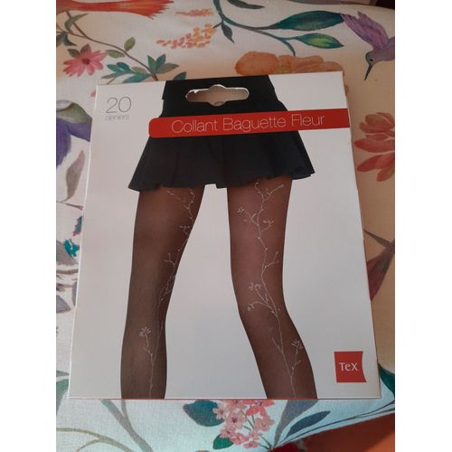 Collant Baguette Fleur