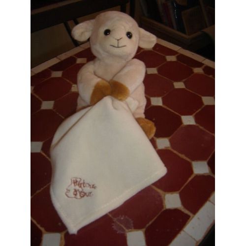 Mouton Avec Doudou - 15 Cm