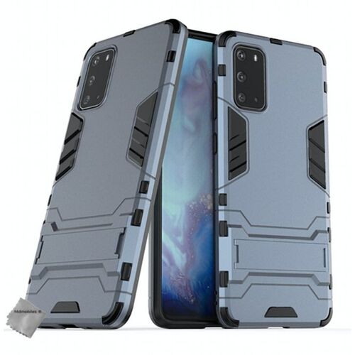 Housse etui coque rigide anti choc pour Samsung Galaxy S20 Ultra + film ecran - BLEU FONCE