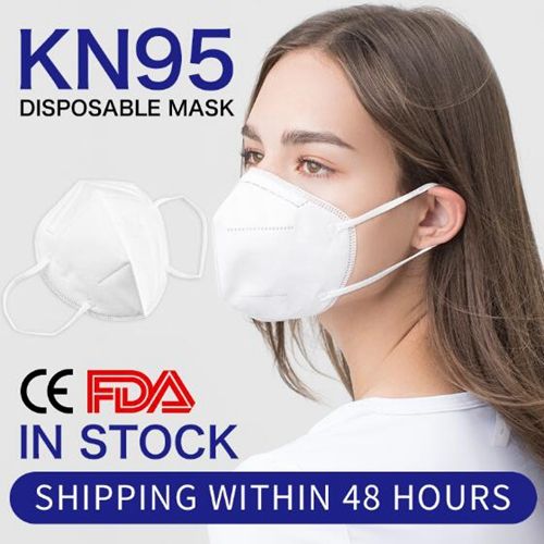 50 Masques De Protection Respiratoire Ffp2 - Pm2,5 - Prix De Lot - Anti-Poussière - Anti-Pollution