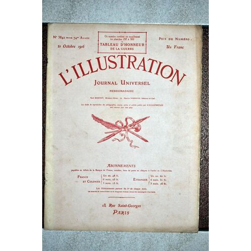 L'illustration N° 3842 - 21 Octobre 1916 - L'empereur De Russie - Aquarelles De Jean Droit ...