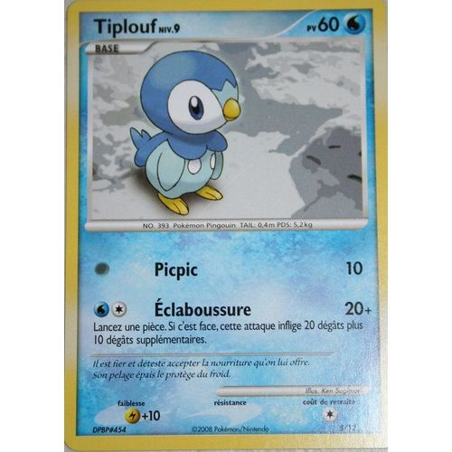 Tiplouf Niv 9, 60pv, 5/12