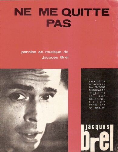 Jacques Brel - Ne Me Quitte Pas