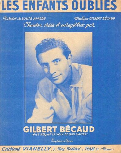 Gilbert Bécaud - Les Enfants Oubliés