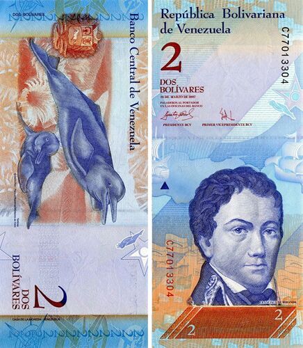 2 Bolivares (Vénézuela)