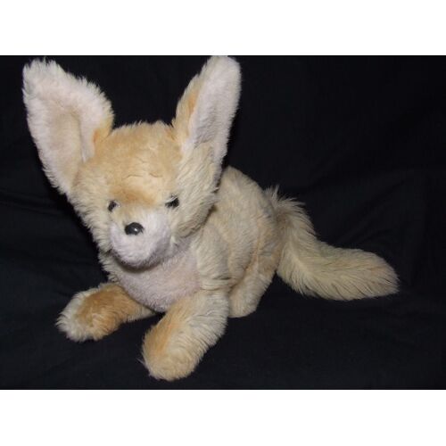 Chien Fennec Doudou Peluche Ancien Anima 30 Cms + Queue 22cms