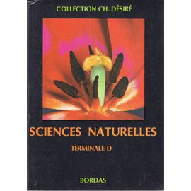 Sciences Naturelles Terminale D   Bordas