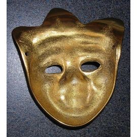 Petit Masque En Laiton