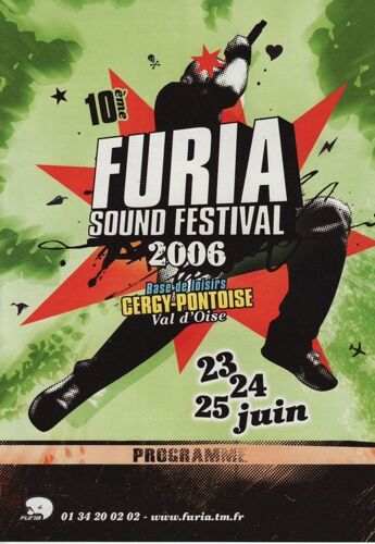 Programme Furia Sound Festival / 06-2006  N° 10 : Emilie Simon (1/3p) - Enhancer (1p) - Editors (1/4p)