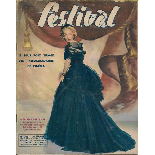 Festival - N°263 - Marlène Dietrich - 1954 -