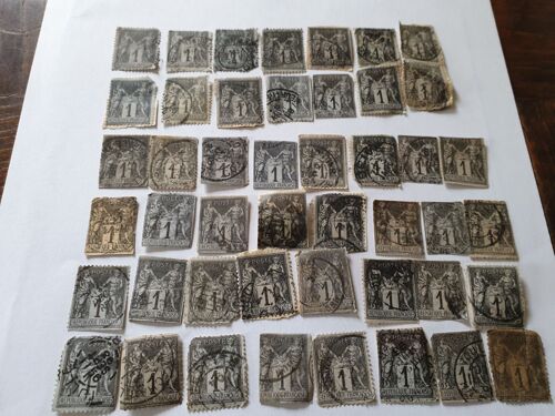 Timbres N° 83 Type Sage 1c.