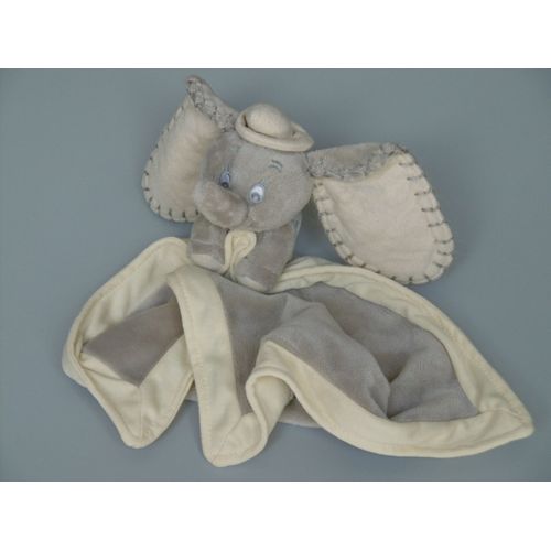 Doudou Éléphant Gris Dumbo Mouchoir Disney Nicotoy