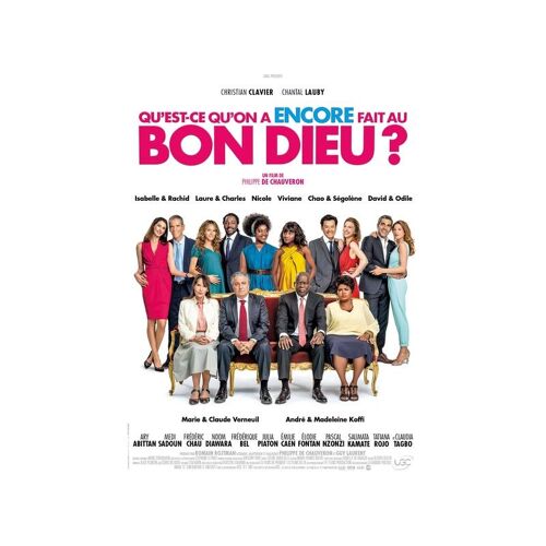 Affiche 120 X 160 Cm De Qu'est-Ce Qu'on A Encore Fait Au Bon Dieu?